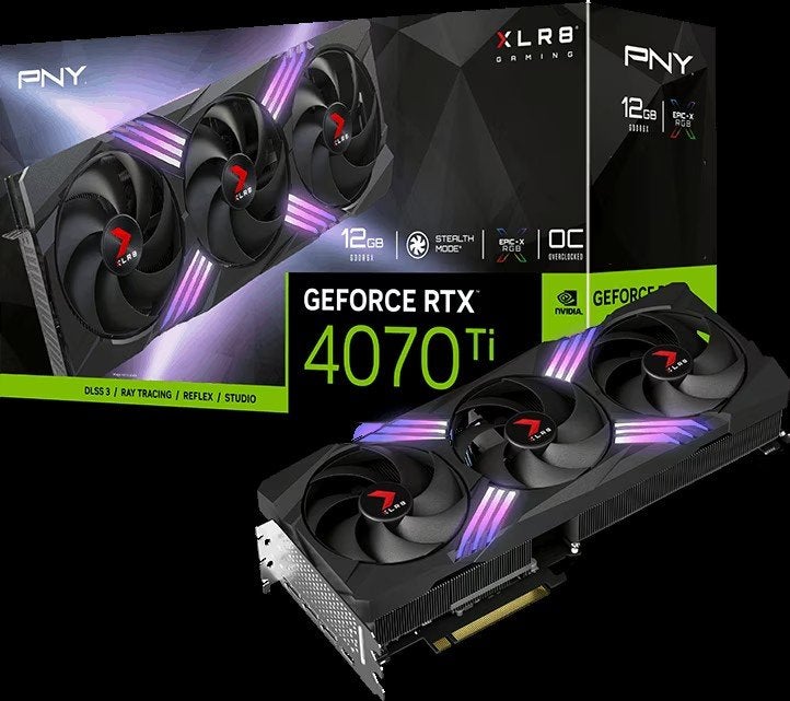 PNY GeForce RTX 4070 Ti Super XLR8 Gaming Verto Epic-X RGB, Computers en Software, Videokaarten, GDDR6, PCI-Express 4, Ophalen of Verzenden