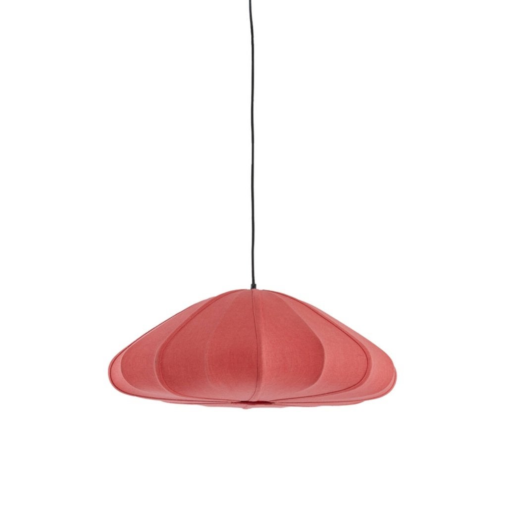 Sfeervolle hanglamp CESANO koraal roze Light & Living stof, Ophalen of Verzenden, Nieuw, Stof, Minder dan 50 cm