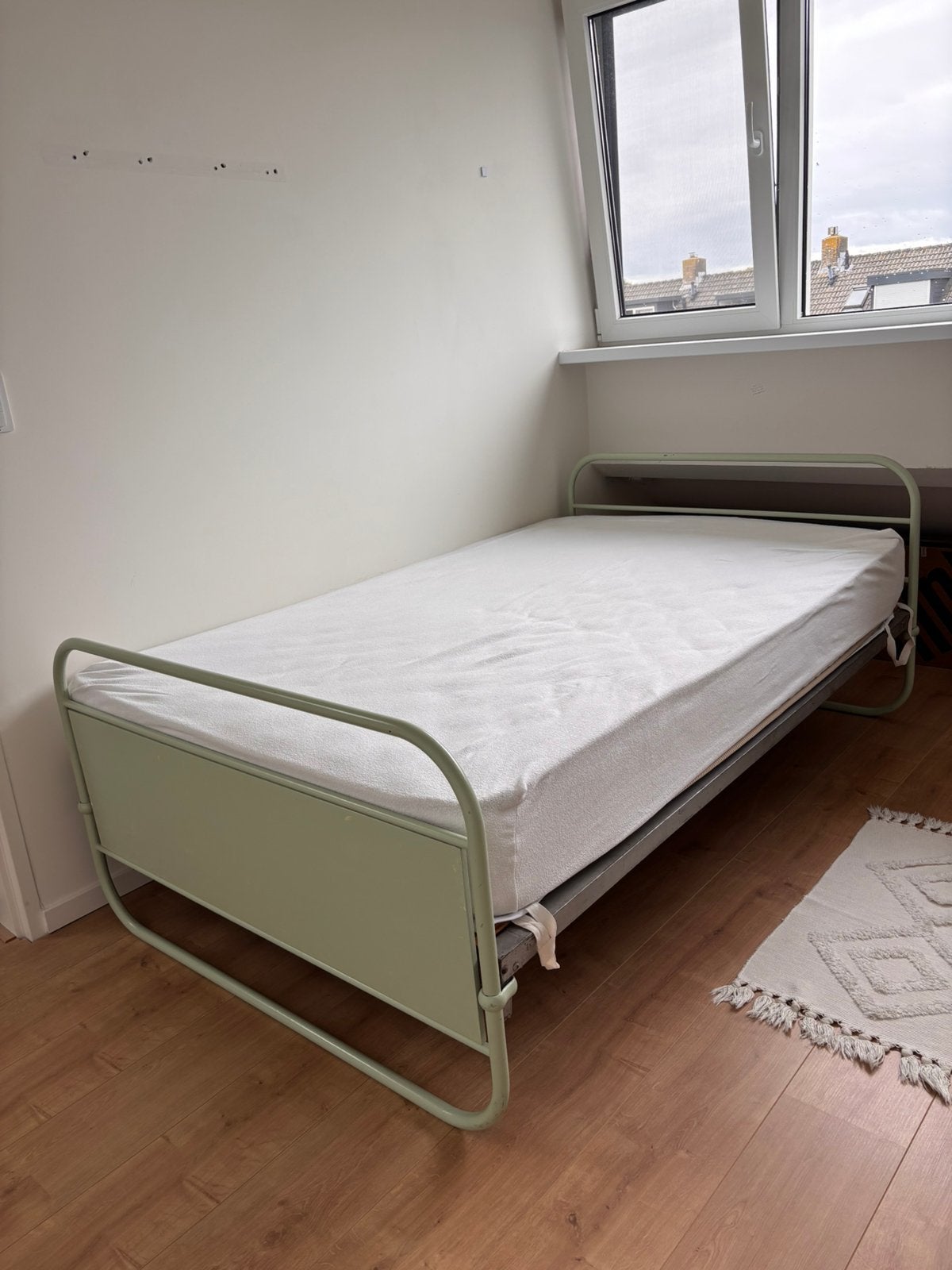 Twijfelaar brocante vintage, Huis en Inrichting, Slaapkamer | Bedden, Ophalen, Gebruikt, Brocante vintage, 190 cm of minder