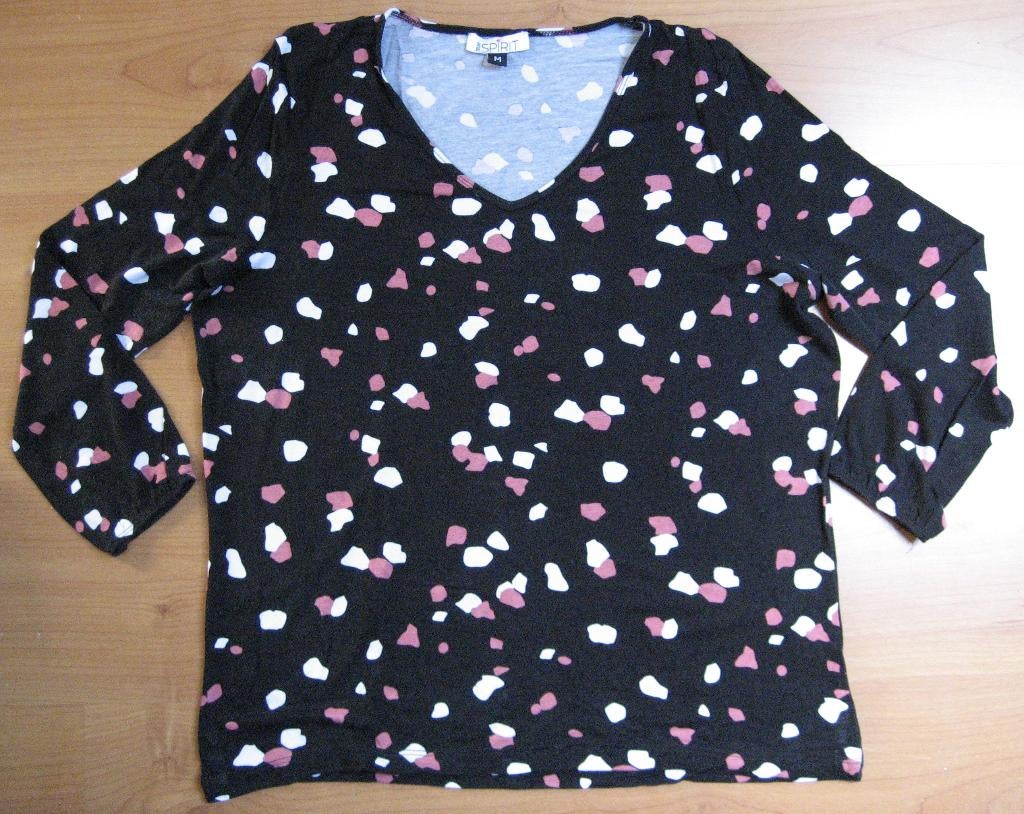 Longsleeve true spirit 38/M., Maat 38/40 (M), Zwart, Ophalen of Verzenden, Lange mouw