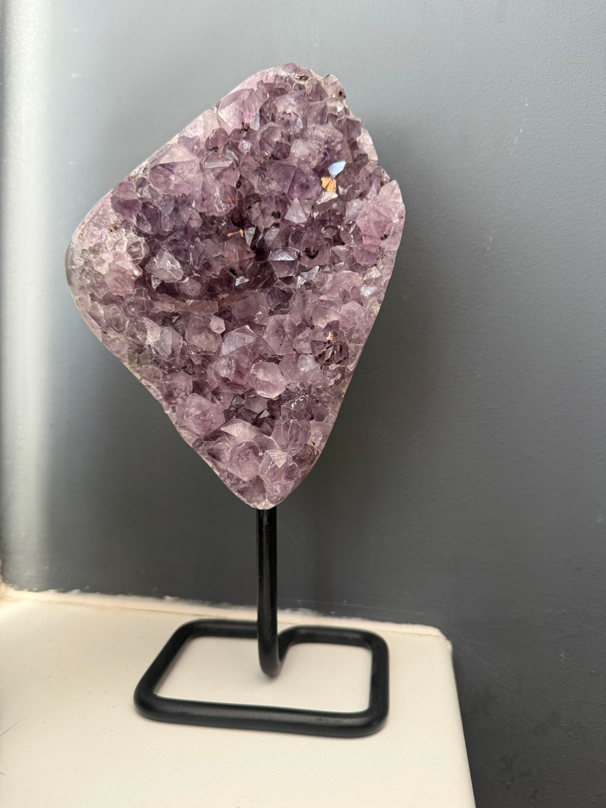 Amethist op standaard, Ophalen of Verzenden, Mineraal