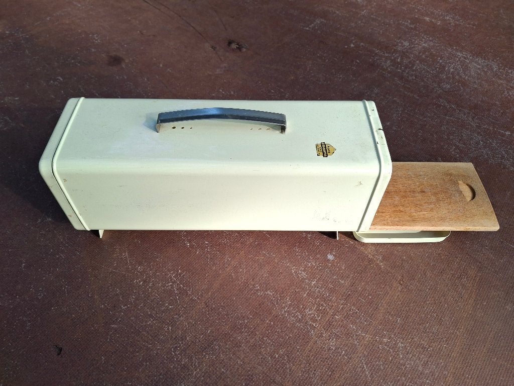 Retro / vintage Brabantia - Cake doos met plank, Ophalen of Verzenden, Huis en Inrichting