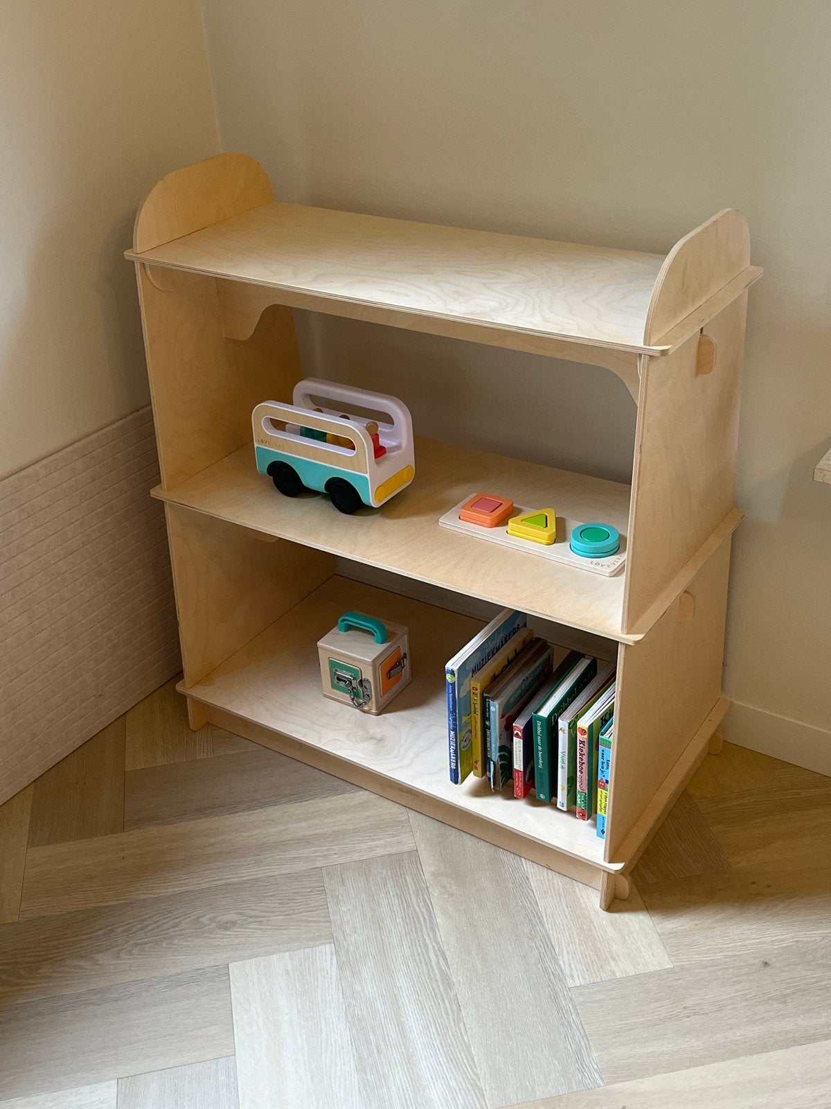 Montessori speelgoed- boekenkast - Vera van Pixiform, Ophalen, Gebruikt, Kast