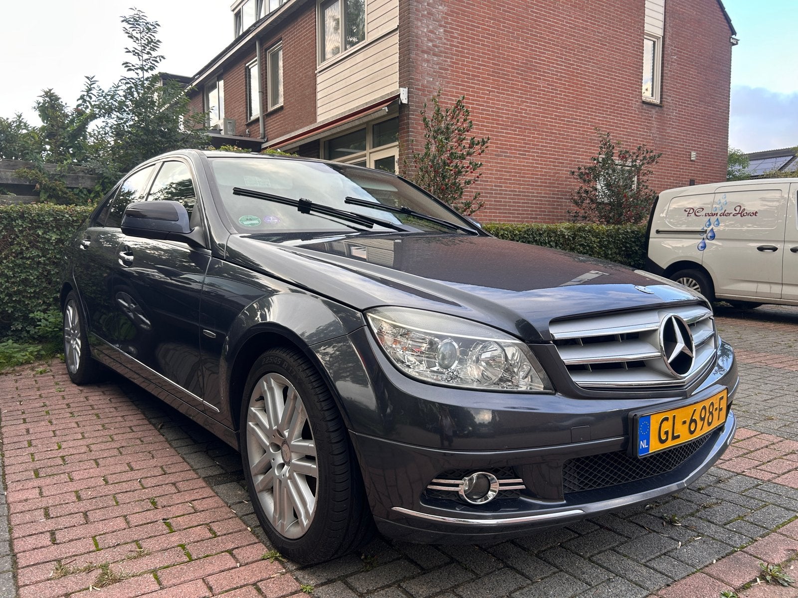Mercedes-Benz C-Klasse 1.8 C180 Kompressor Sedan 2007 Grijs, Auto's, Achterwielaandrijving, 1796 cc, 75 €/maand, Handgeschakeld