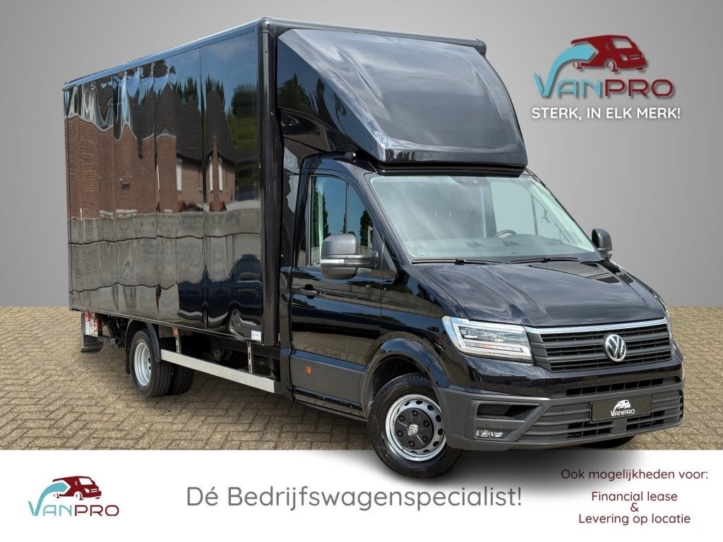 Volkswagen CRAFTER Bakwagen 2.0 TDI 177PK Automaat D'holland, Automaat, Volkswagen, Zwart, Bedrijf