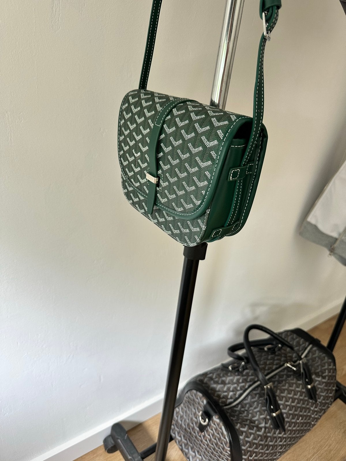 Goyard Heuptas Groen, Sieraden, Tassen en Uiterlijk, Tassen | Schoudertassen, Ophalen of Verzenden, Zo goed als nieuw, Groen