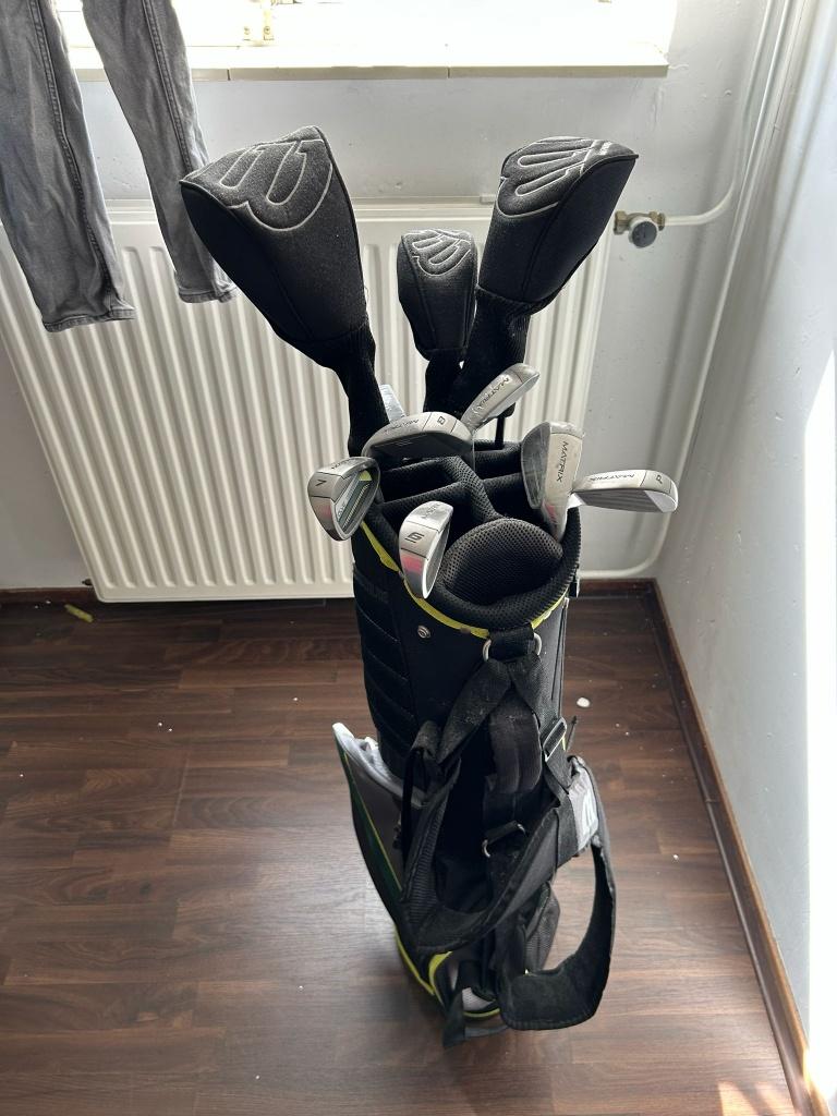 Wilson Comboset levitator Graphite (perfect voor beginners), Sport en Fitness, Golf, Ophalen of Verzenden, Zo goed als nieuw, Club