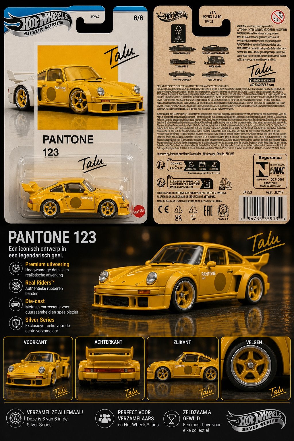 Hot Wheels Silver Series Pantone Porsche 934.5 – Nieuw, Ophalen of Verzenden, Nieuw