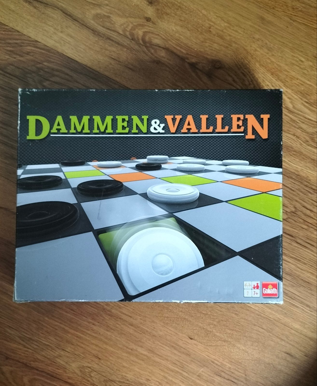 Dammen en vallen damspel Goliath, Ophalen, Minder dan 500 stukjes, Zo goed als nieuw, Overige typen