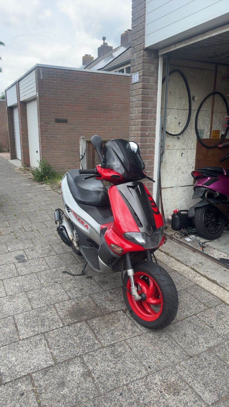 Gilera runner, Fietsen en Brommers, Scooters | Piaggio, Tweetakt, Gebruikt, Overige modellen, Maximaal 45 km/u
