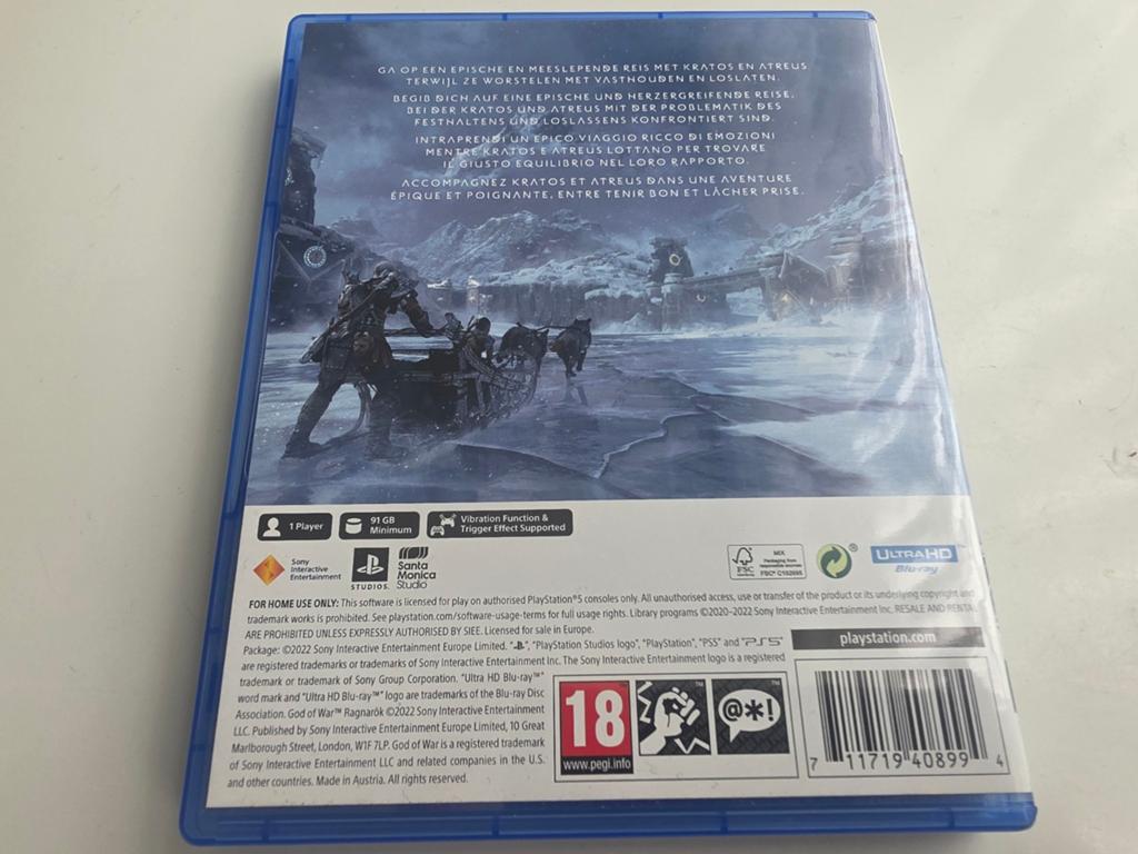 God of war Ragnarok voor Playstation 5 Lees Beschrijving Aub, Spelcomputers en Games, Games | Sony PlayStation 5, Playstation Studios