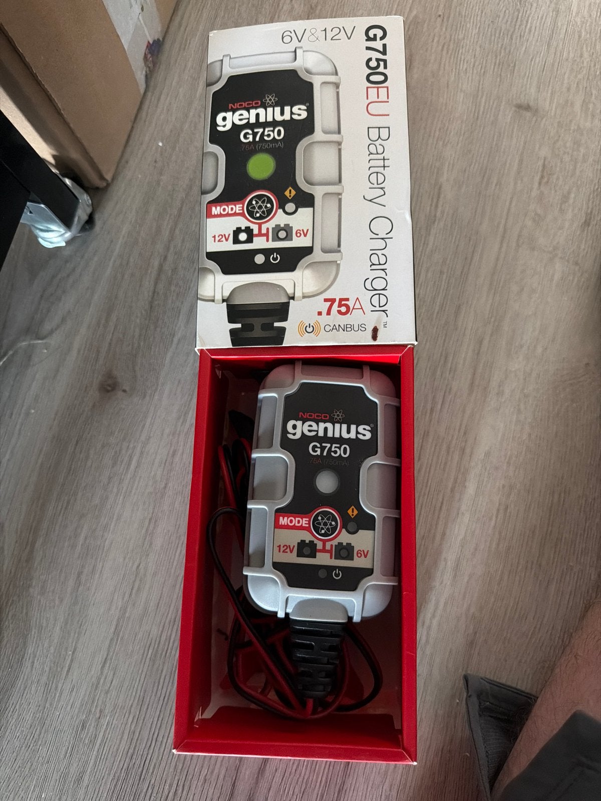 NOCO Genius G750EU Acculader 6V/12V .75A CANBUS, Ophalen, Nieuw, Universele onderdelen