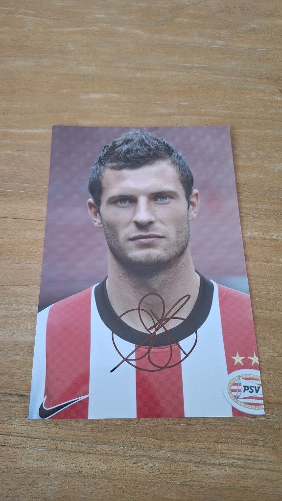 Foto 20x30 cm met handtekening; Erik Pieters # PSV, Ophalen of Verzenden, Nieuw, PSV, Overige typen