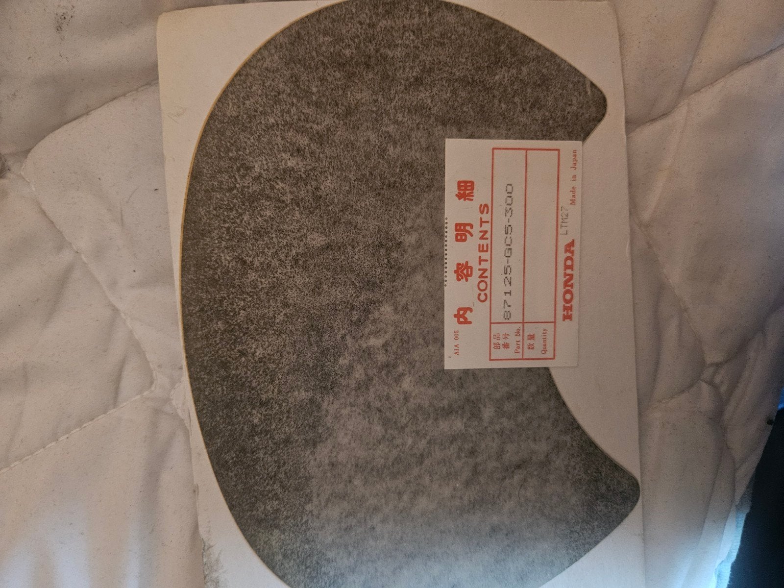 Honda MTX OT Voorkap sticker origineel, Ophalen of Verzenden, Nieuw, Kap