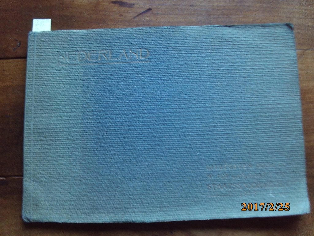 Gedenkboek NEDERLAND vd Mij tot Epl Staats spoorwegen 1915, Ophalen of Verzenden, Gelezen, Plaatjesalbum