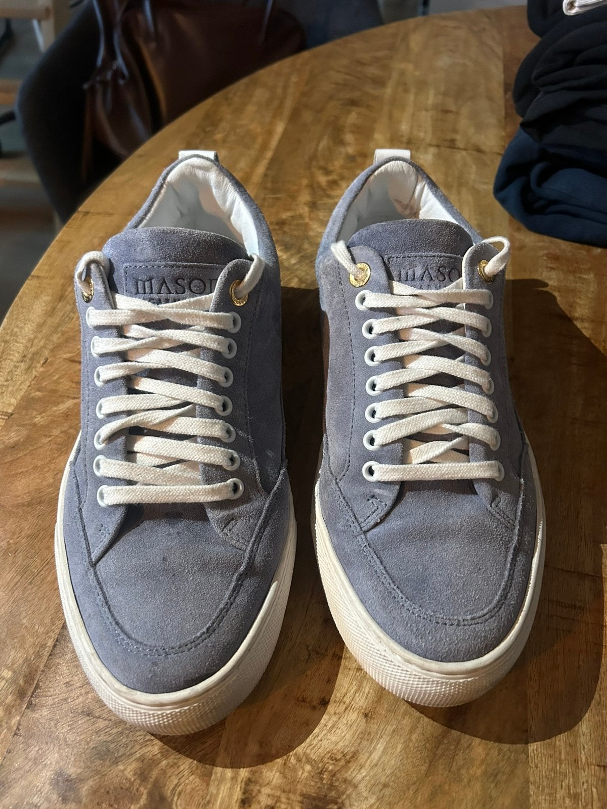 Mason garments, Blauw, Ophalen of Verzenden, Sneakers of Gympen, Zo goed als nieuw