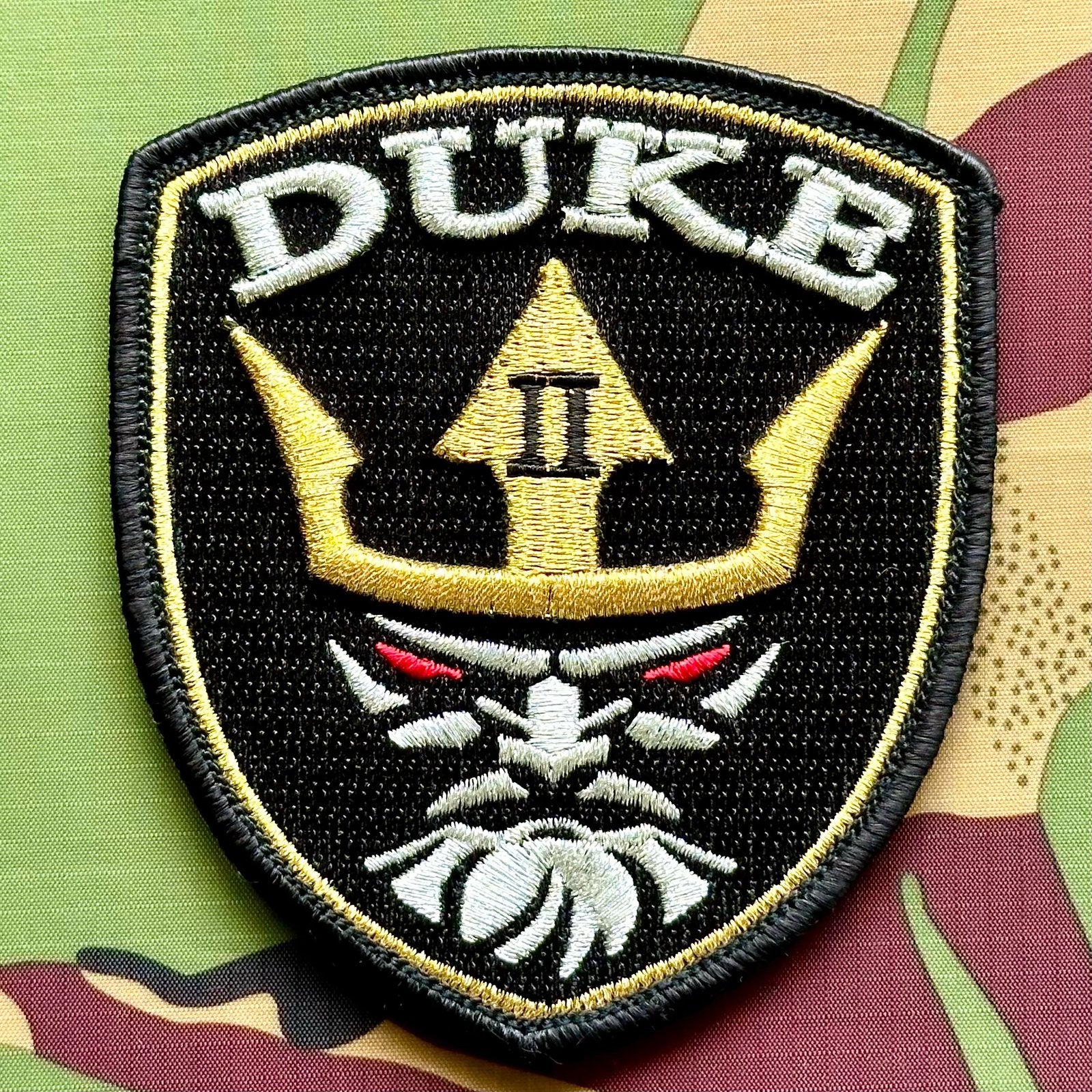 Patch RNLAF 300 SQN Duke Flight, Ophalen of Verzenden, Luchtmacht, Nederland, Embleem of Badge