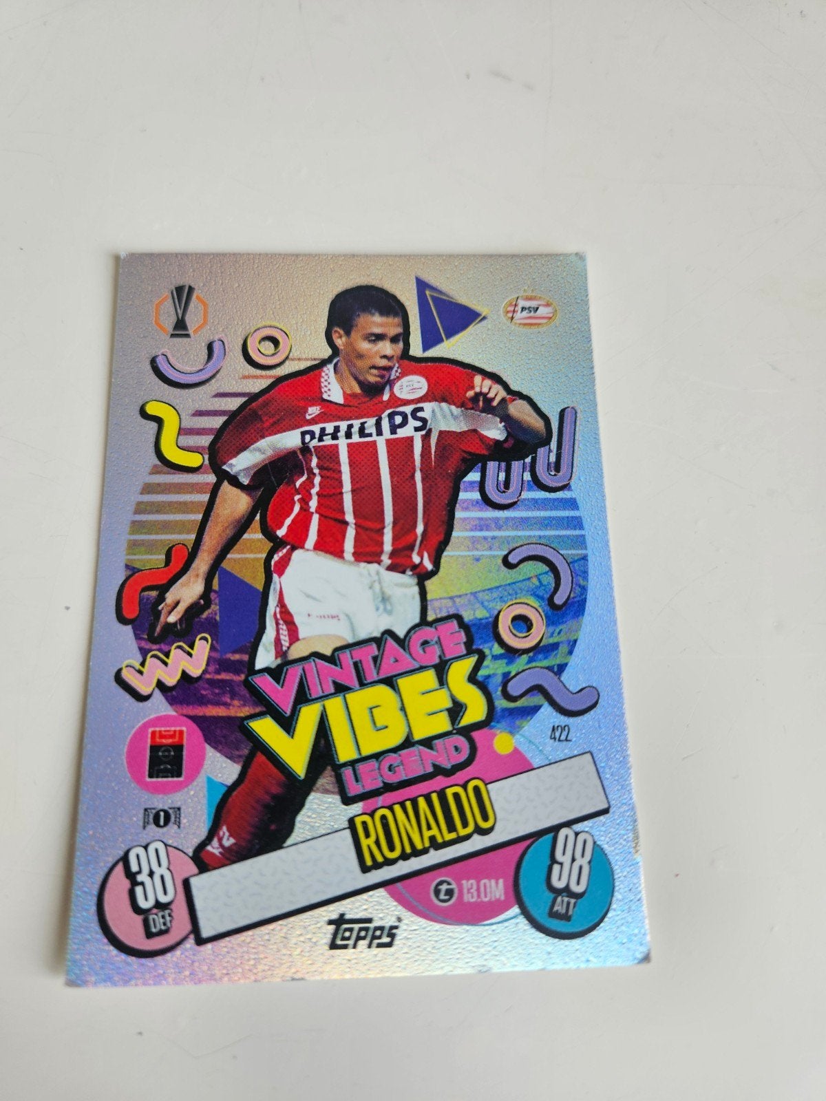 Ronaldo (R9) PSV Match Attax Vintage Vibes Legend kaart, Verzamelen, Ophalen of Verzenden, Zo goed als nieuw, PSV, Spelerskaart