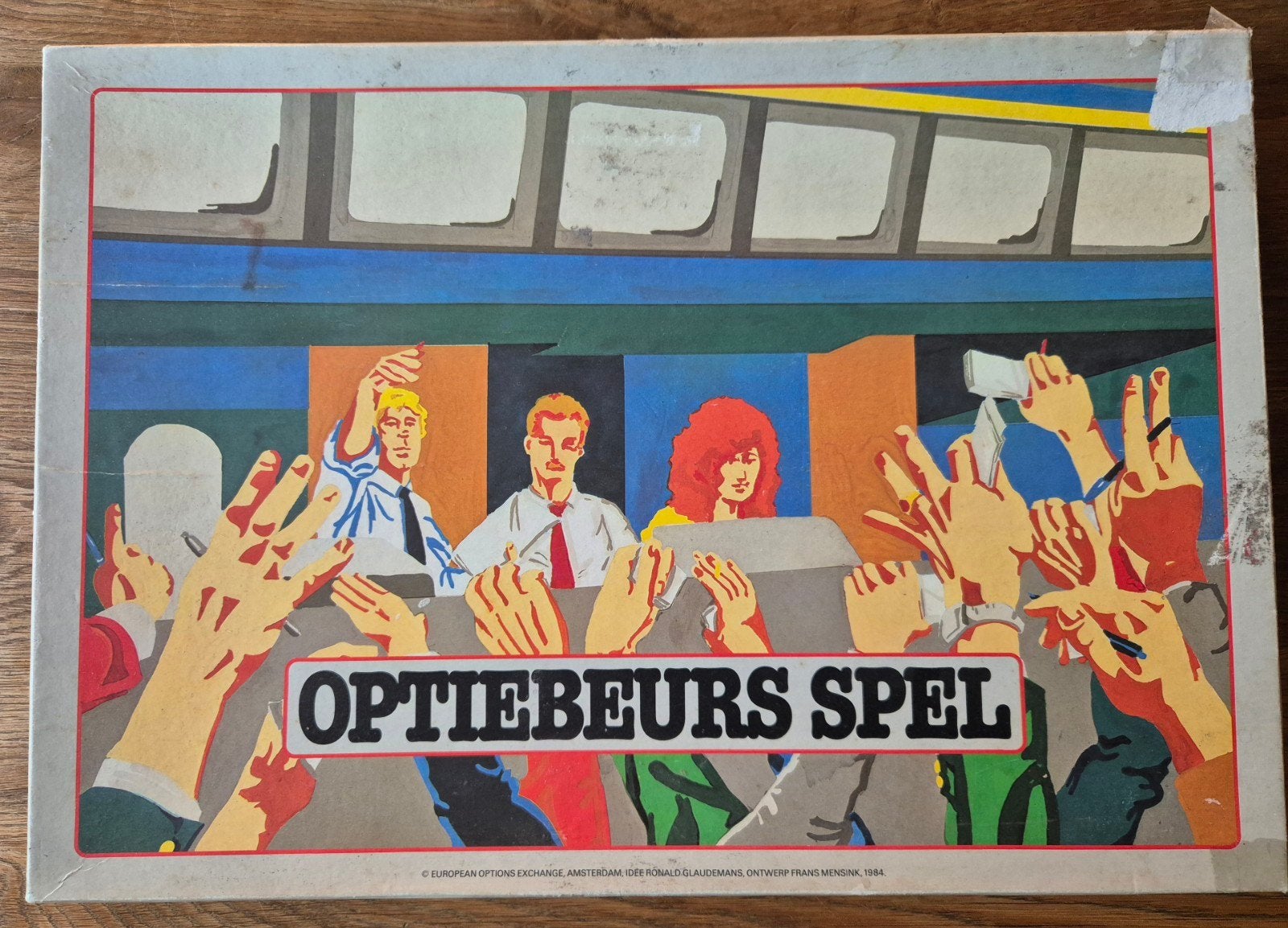 Optiebeurs Spel - Vintage Bordspel uit 1984, Een of twee spelers, Ophalen of Verzenden, Gebruikt, European Options Exchange