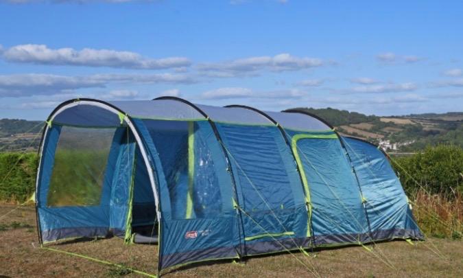 Coleman Castle Pines 4L BlackOut Tent - 4 persoons, Ophalen, Gebruikt, Tot en met 4