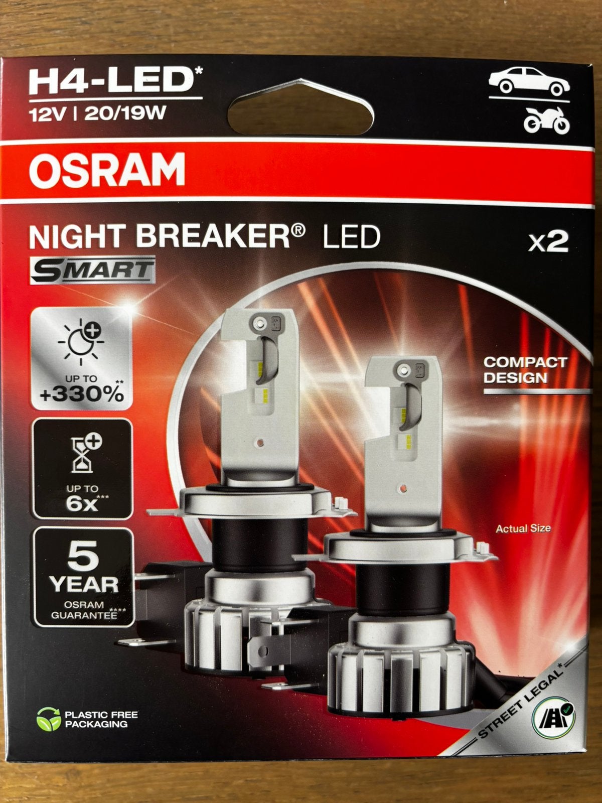 Osram Night Breaker LED H4, Ophalen of Verzenden, Nieuw