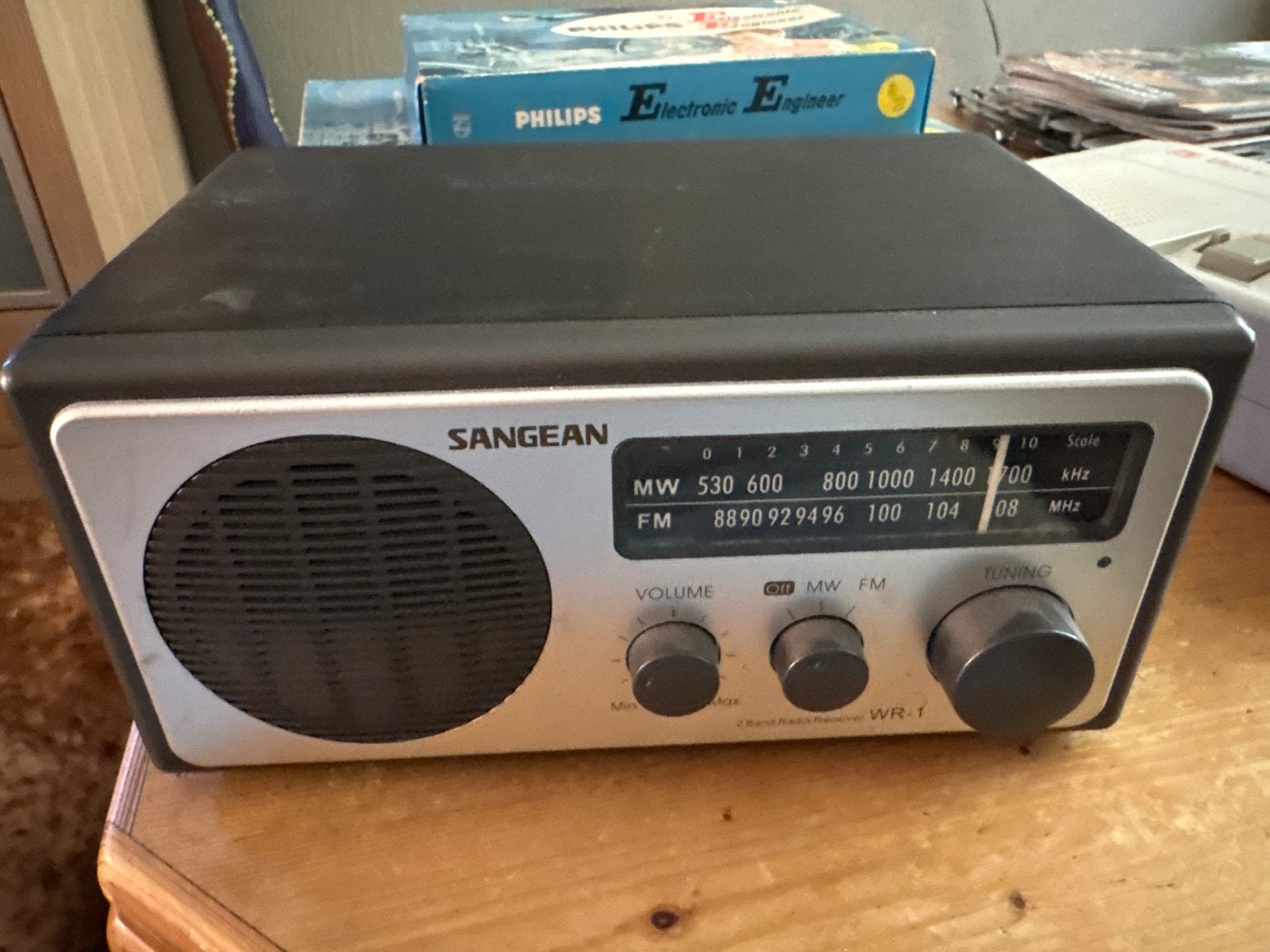 Sangean WR-1 2-bands radio ontvanger, Audio, Tv en Foto, Radio's, Ophalen, Gebruikt, Radio