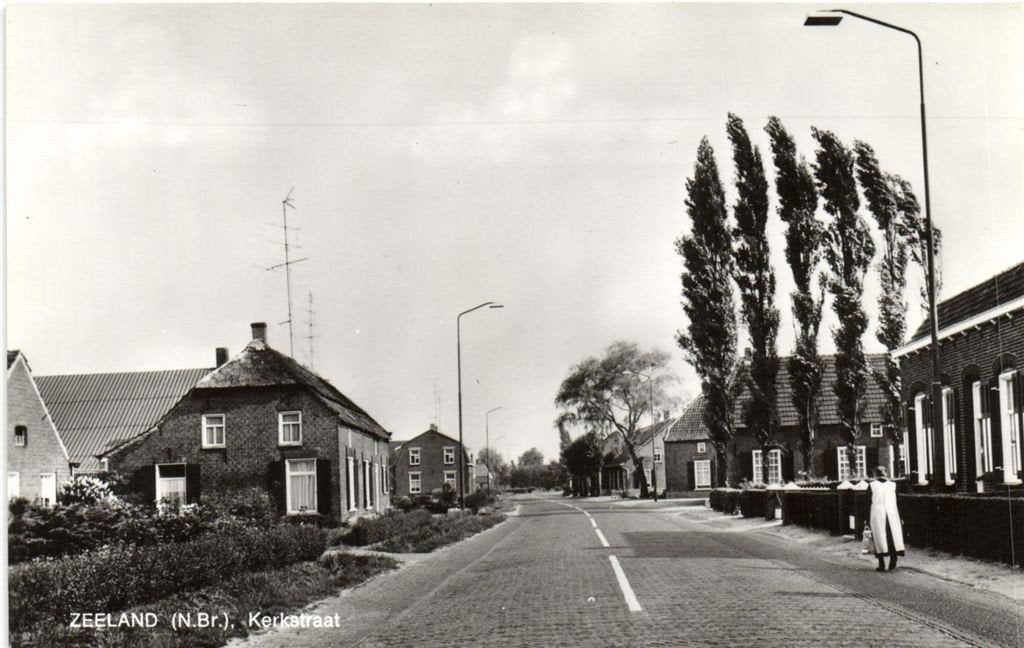 Zeeland [N.Br.] Kerkstraat - ongelopen, Verzenden, 1940 tot 1960, Ongelopen, Zeeland