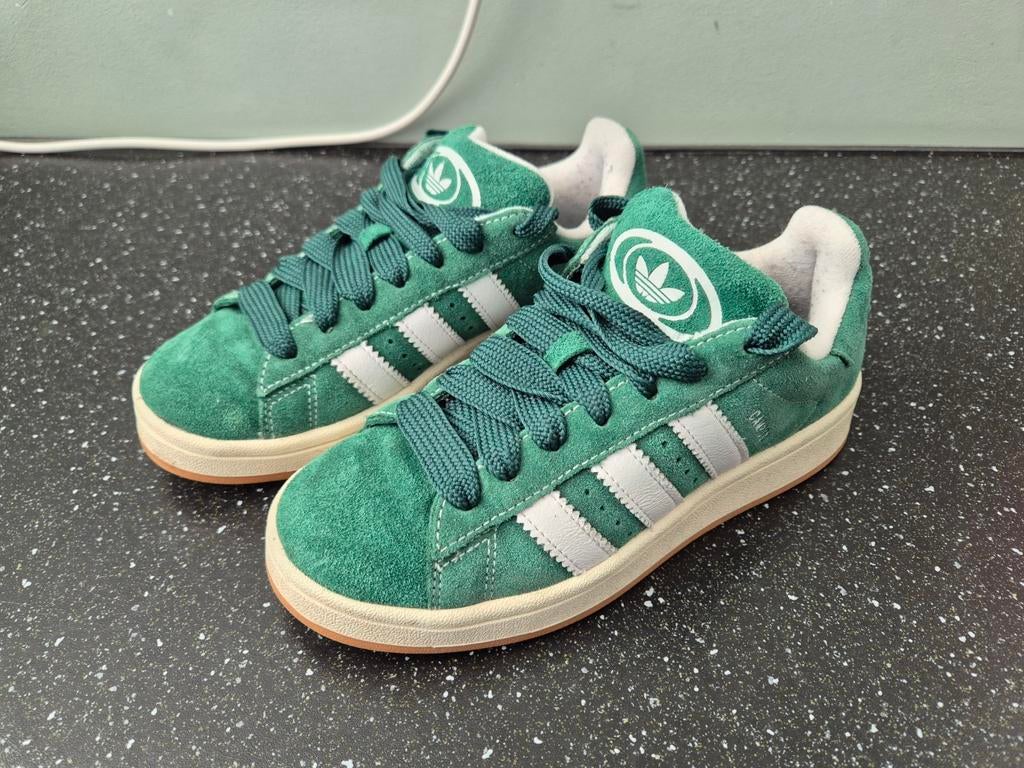 Groene Adidas schoenen maat 36,5 (36/37), Ophalen of Verzenden, Zo goed als nieuw, Groen, Sneakers of Gympen