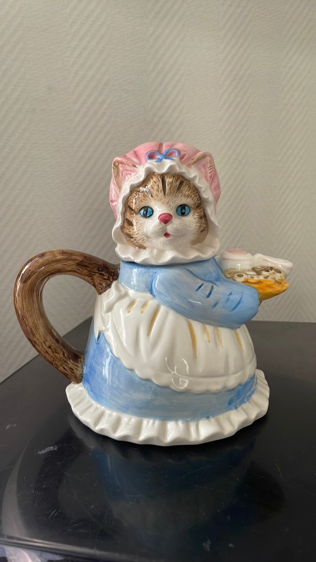 Poezen teapot, Antiek en Kunst, Ophalen of Verzenden