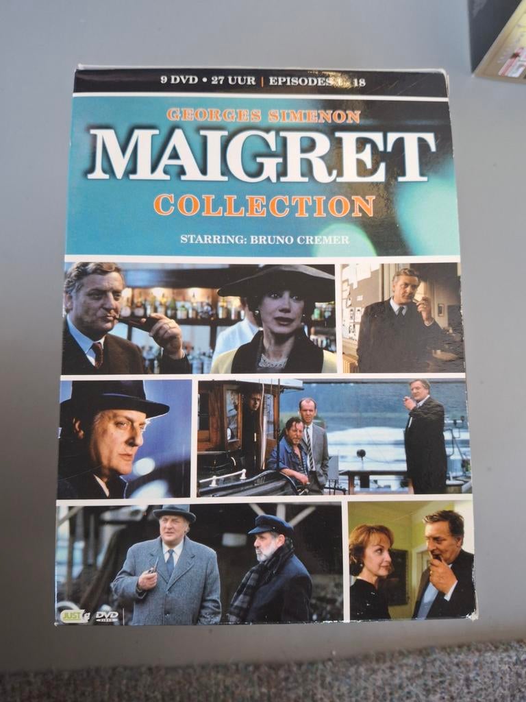Maigret Collection - Georges Simenon (9 DVD Boxset), Boxset, Ophalen of Verzenden, Zo goed als nieuw, Vanaf 12 jaar