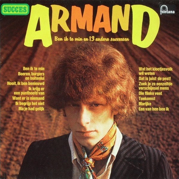 lp,Armand – Ben Ik Te Min En 13 Andere Successen, Ophalen of Verzenden, Gebruikt, 12 inch, Levenslied of Smartlap