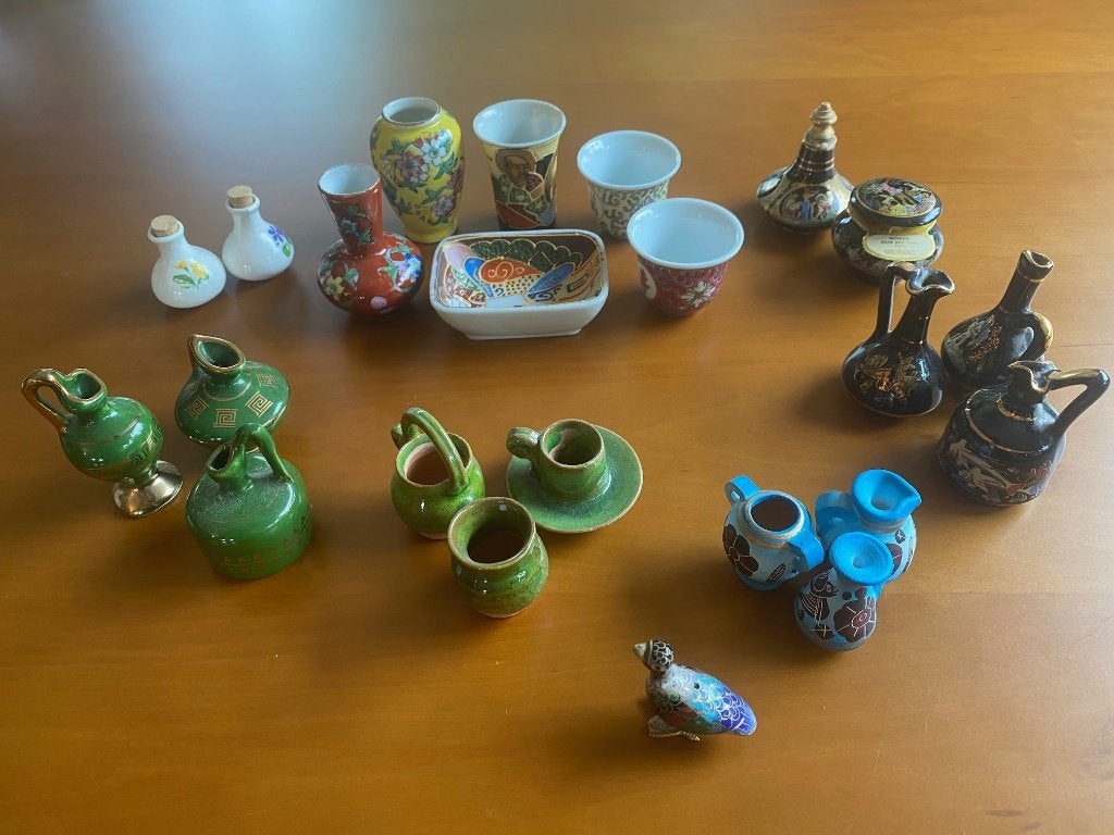 19 Mini's voor letterbak : grieks, chinees ea, Ophalen of Verzenden