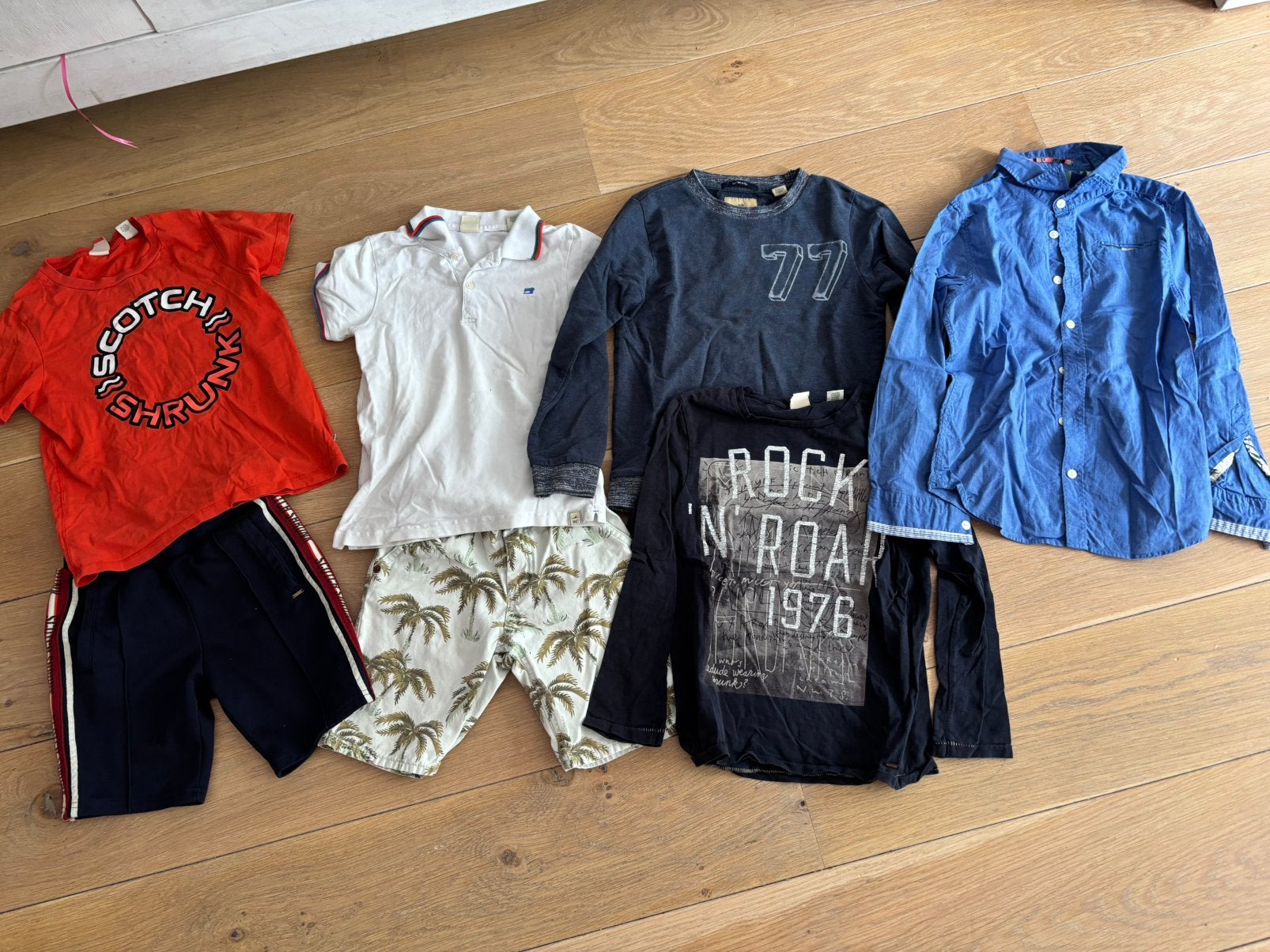 Scotch Shrunk kledingpakket maat 128 jongen, Ophalen of Verzenden, Gebruikt, Jongen, Setje