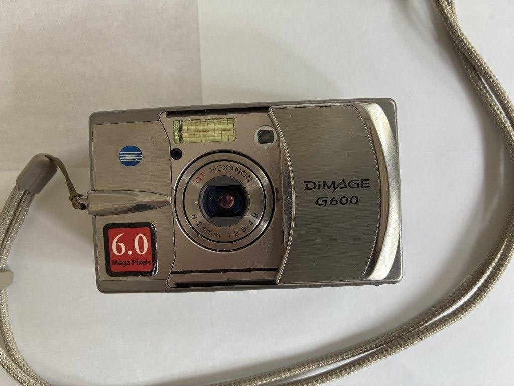 Camera Minolta DiMage G600 - 6.0 mega pixels, Ingebouwde flitser, Gebruikt, Minolta, Ophalen of Verzenden