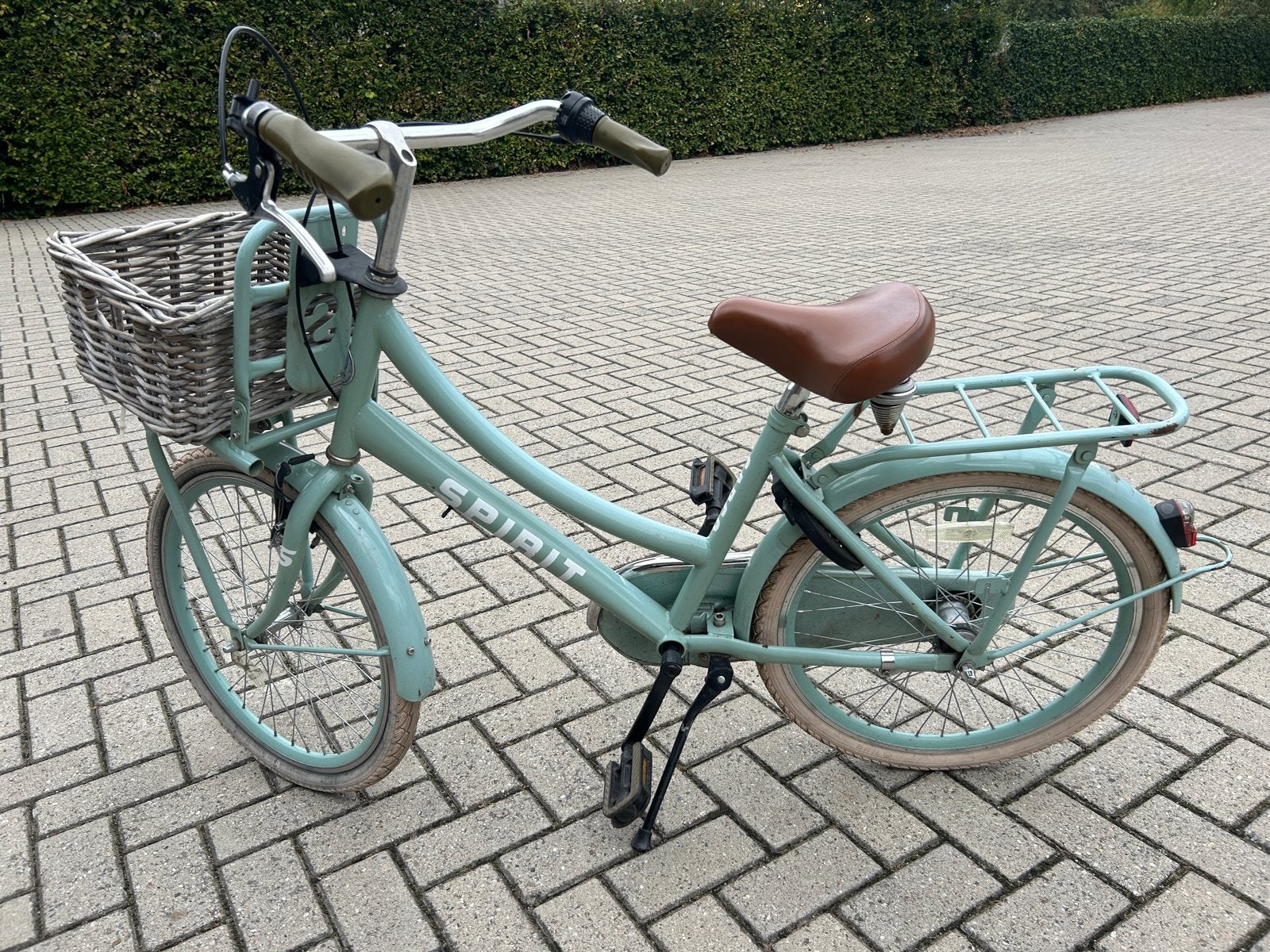Spirit Cargo Meisjesfiets 22 inch - Mintgroen, Fietsen en Brommers, Fietsen | Dames | Damesfietsen, Terugtraprem, Gebruikt, Versnellingen