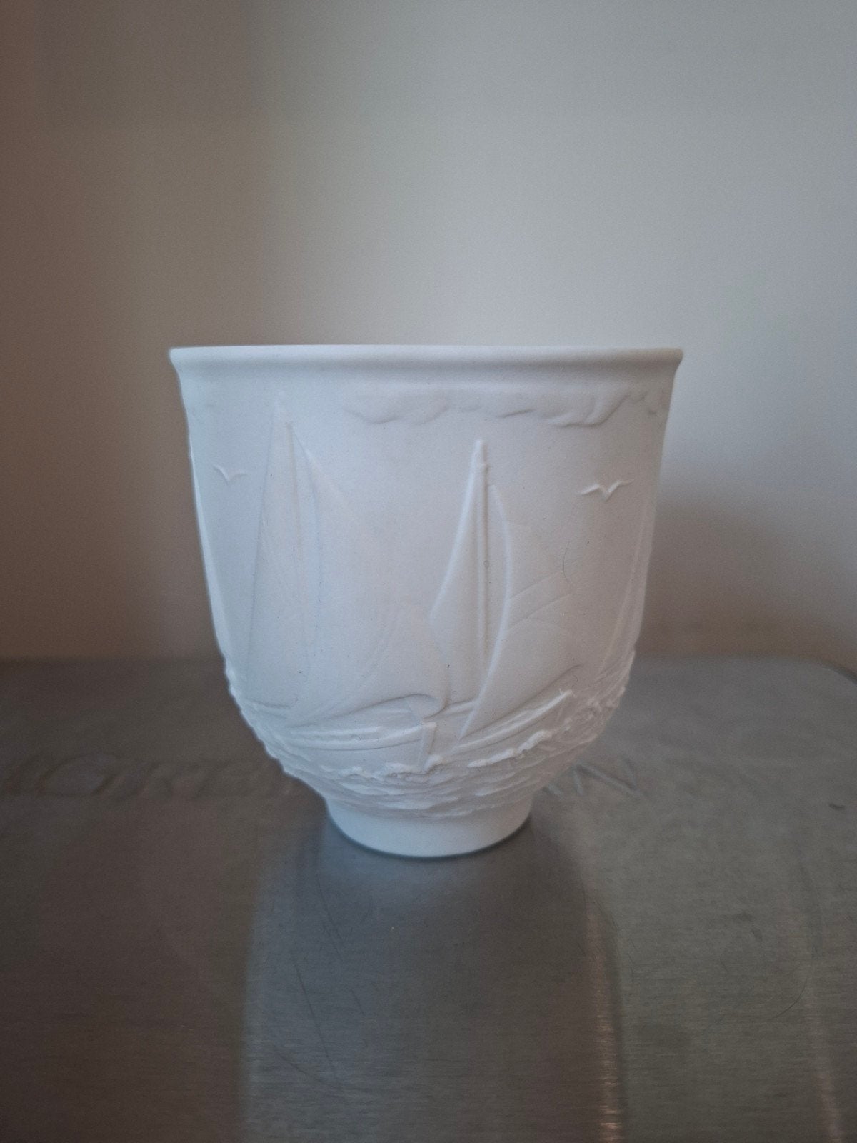 Lladró Biscuit Porseleinen Kaarsenhouder Nautisch 1997, Antiek en Kunst, Ophalen of Verzenden