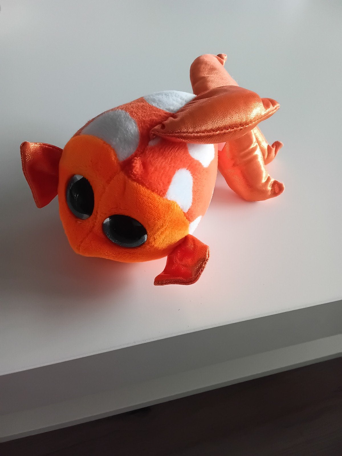Ty sammy  oranje vis beanie boo, Kinderen en Baby's, Ophalen, Zo goed als nieuw, Oranje, Overige typen