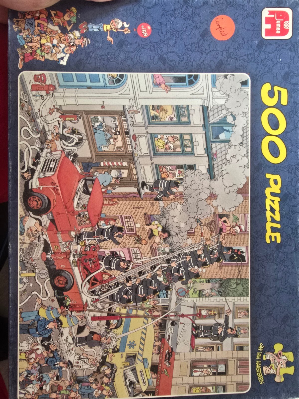 Jan van Haasteren Puzzel 500 stukjes - Brandweer, Hobby en Vrije tijd, Denksport en Puzzels, Ophalen, 500 t/m 1500 stukjes, Zo goed als nieuw