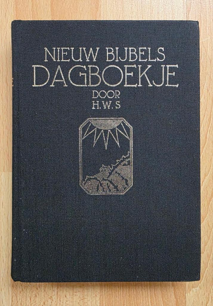 Nieuw Bijbels Dagboekje, H.W.S. Hardcover goudkleurig opdruk, Ophalen of Verzenden, Zo goed als nieuw