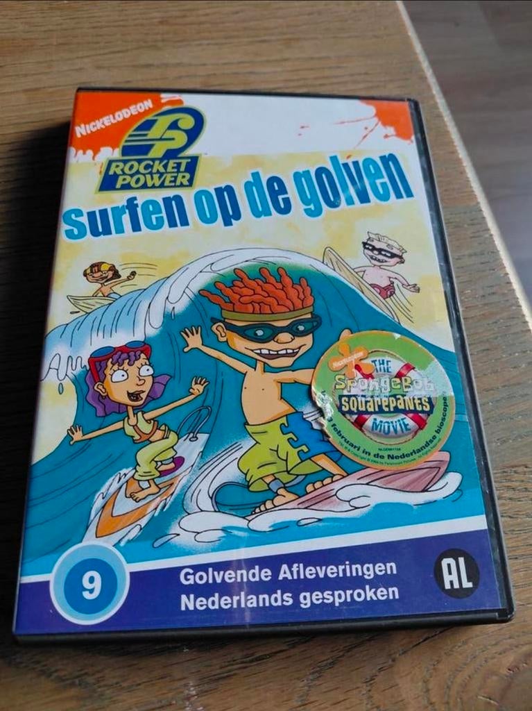 Rocket Power - Surfen op de Golven dvd. Nickelodeon., Europees, Gebruikt, Tekenfilm, Alle leeftijden