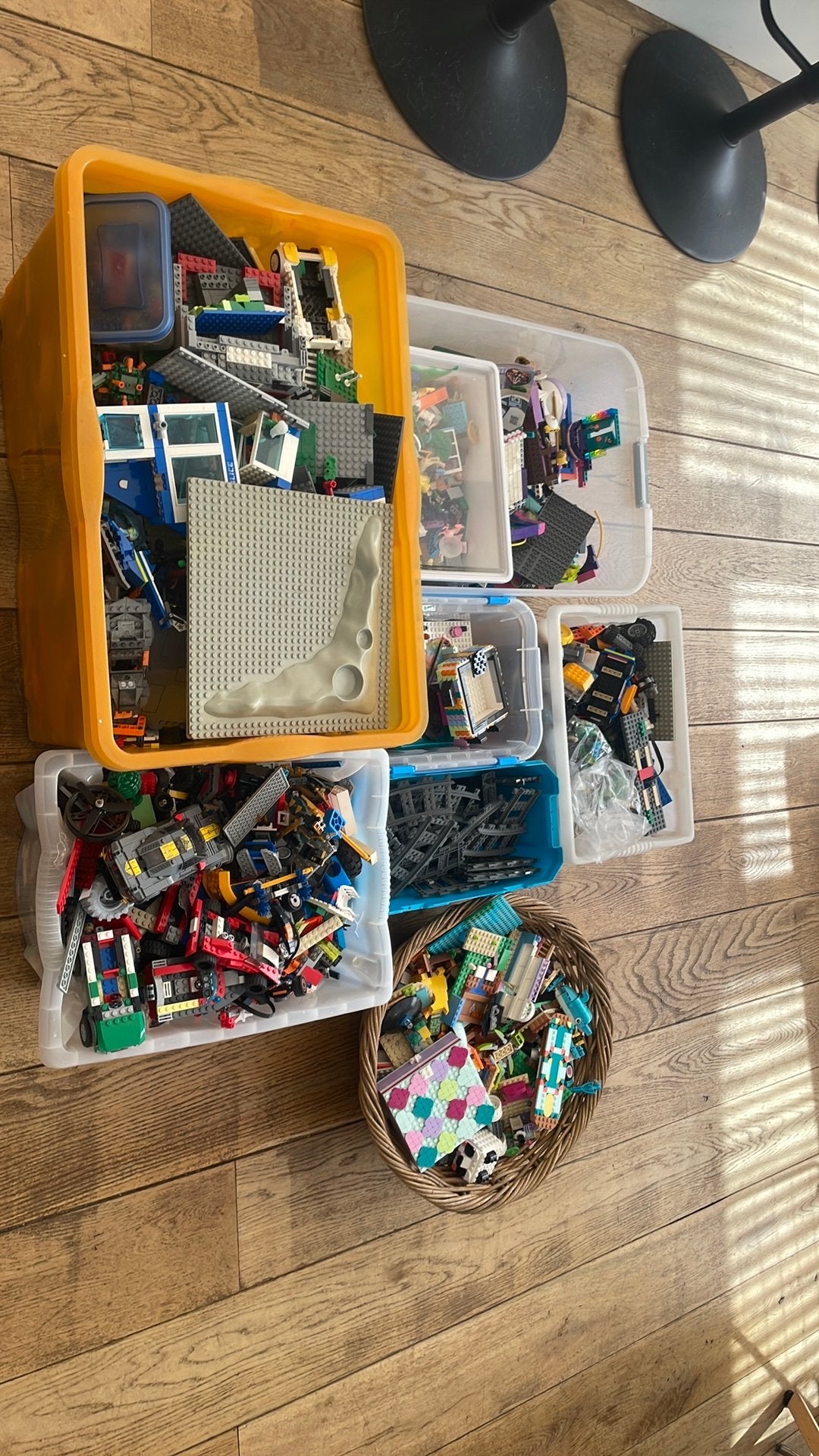 40kg lego assorti met grondplaten, trein+rails, en boekjes, Kinderen en Baby's, Speelgoed | Duplo en Lego, Ophalen of Verzenden