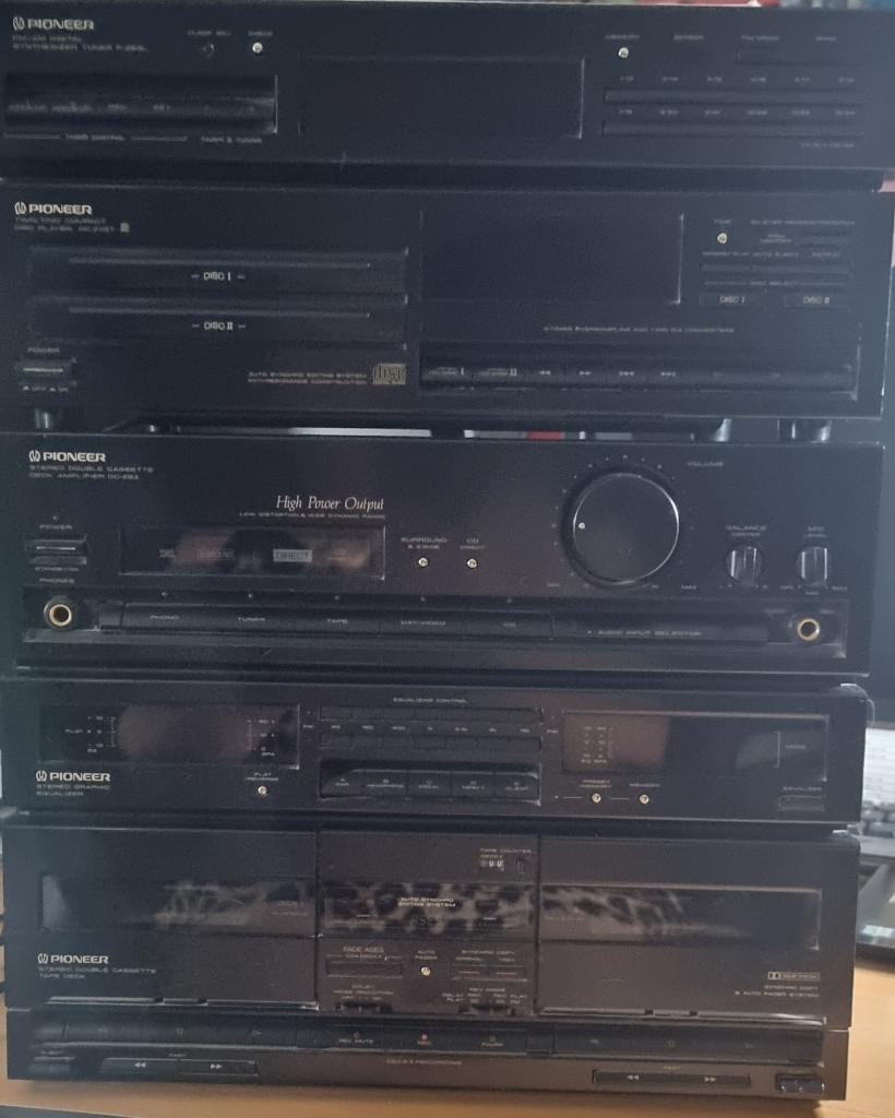 Pioneer stereoset bestaande uit losse delen, Ophalen, Cd-speler, Losse componenten, Zo goed als nieuw