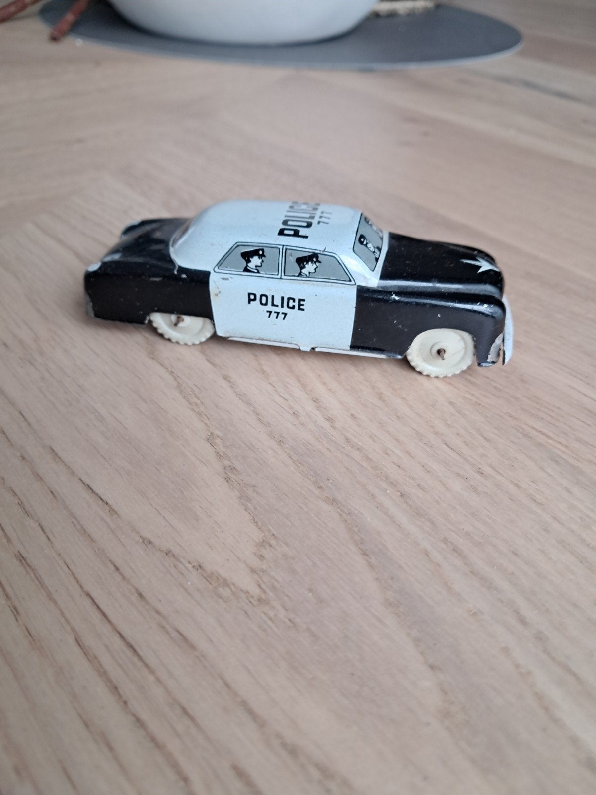 blikken police auto, Antiek en Kunst, Ophalen