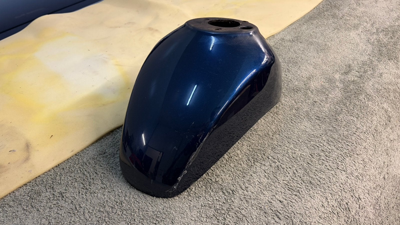 Voorspatbord Vespa LX50 midnight blue spatbord, Ophalen of Verzenden