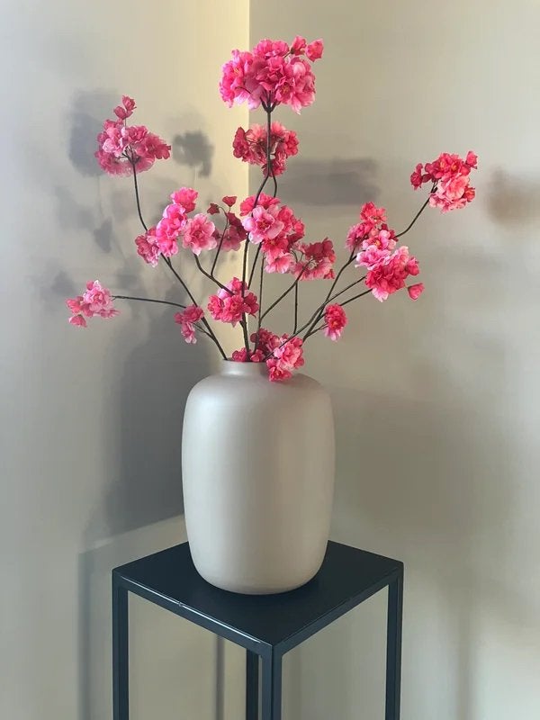 Zijden silk bloesemtak fuchsia 84cm NIEUW!, Info@flowersbymirjam.nl, Roze, Transformatorstraat 6a, Ophalen of Verzenden