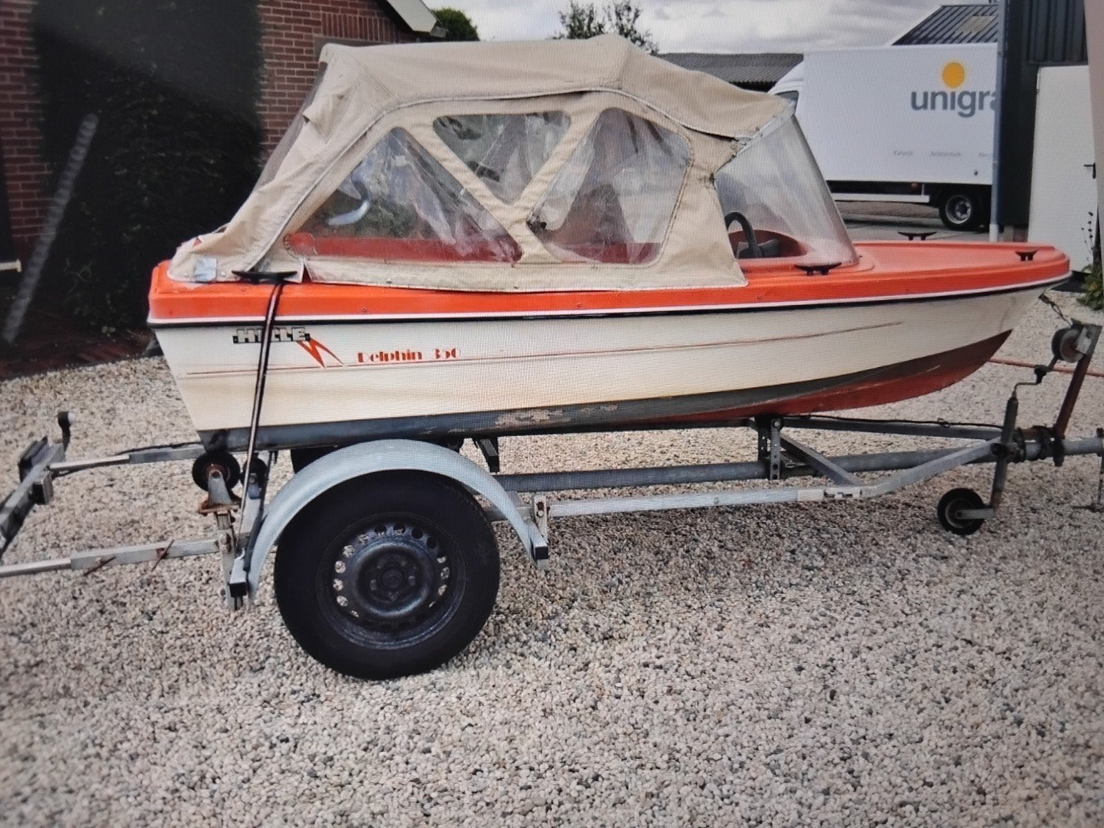 Hille Dolphin 350 /trailer/motor  ruilen voor visboot mog., Watersport en Boten, Ophalen of Verzenden, Gebruikt, Overige typen