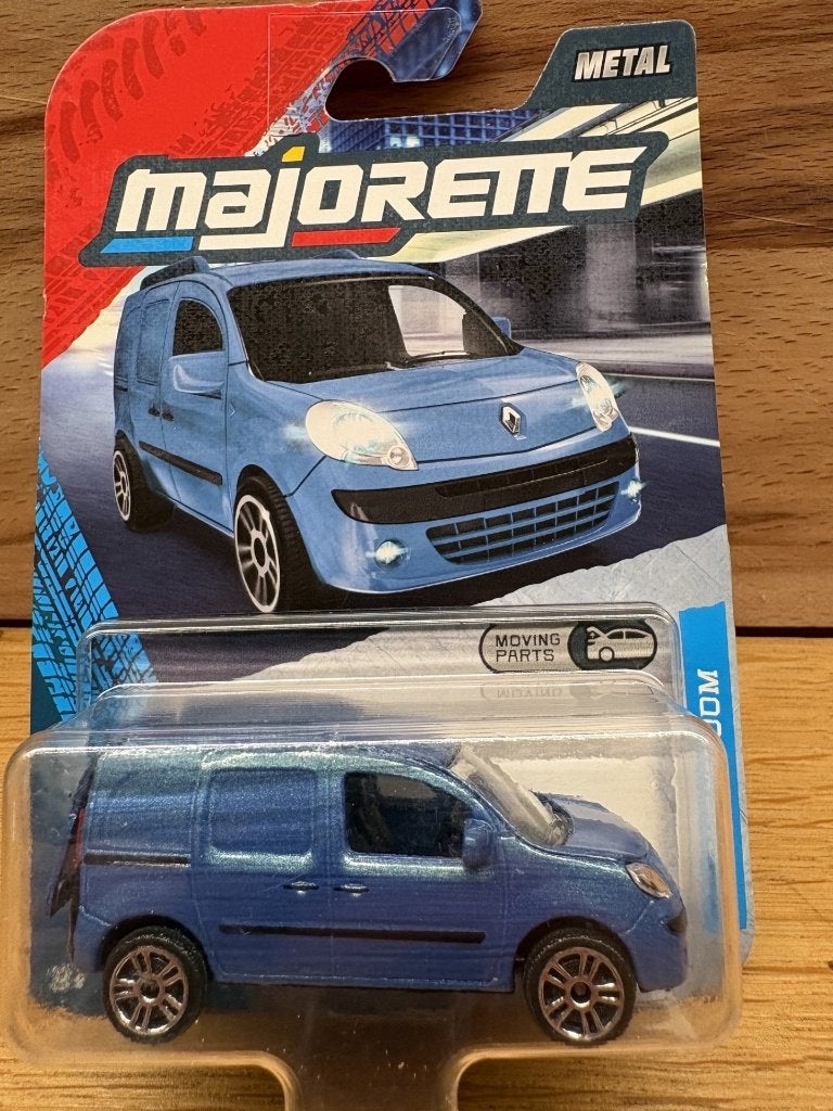 Majorette Renault Kangoo blauw, Ophalen of Verzenden, Nieuw, Auto