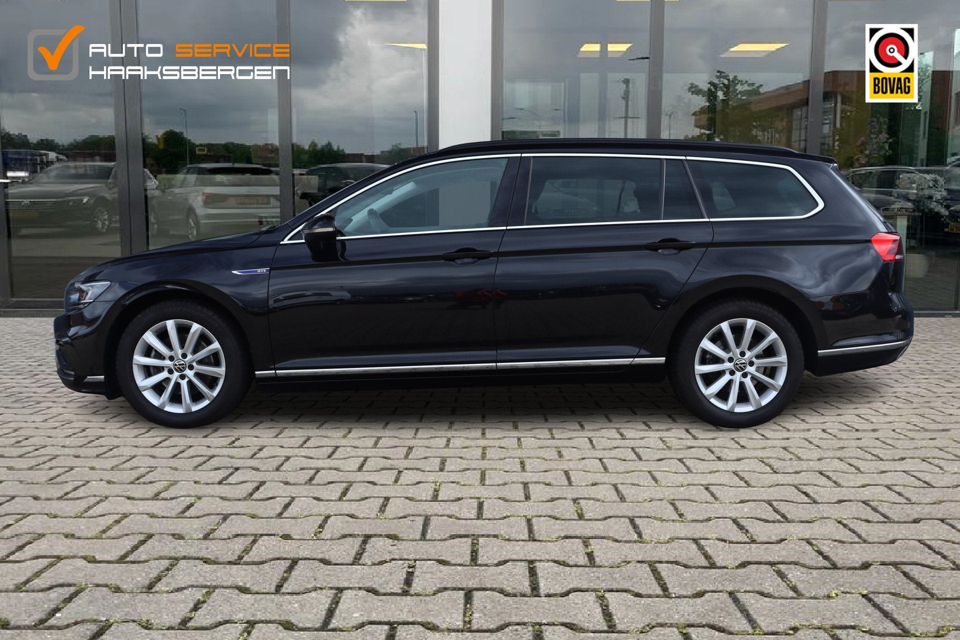 Volkswagen Passat Variant 1.4 TSI PHEV GTE Business | ACC |, Auto's, Stof, Gebruikt, Zwart, 4 cilinders