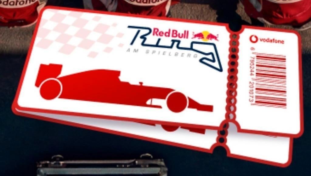 Redbull formule1 kaartjes race in Oostenrijk, Drie personen of meer, Juni