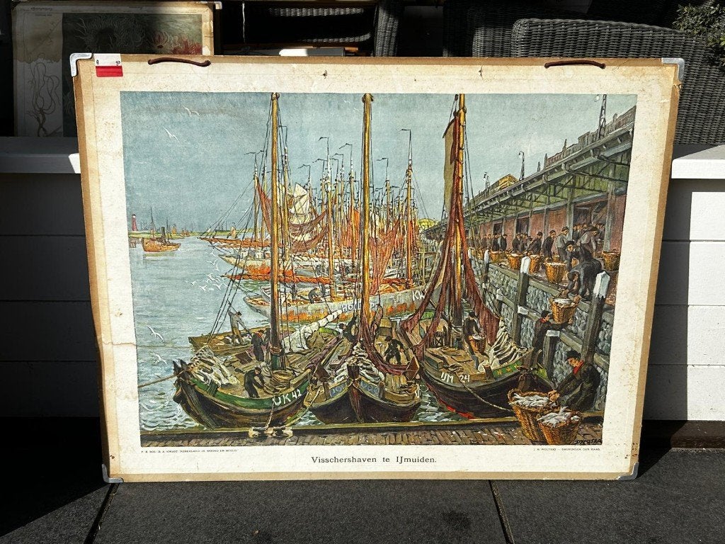 De vissershaven van IJmuiden, Ophalen of Verzenden, Aardrijkskunde